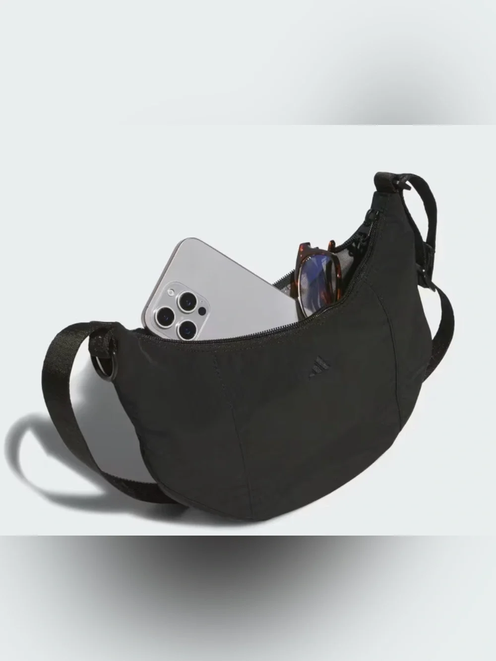 Adidas Black OG Crescent Mini Crossbody Bag